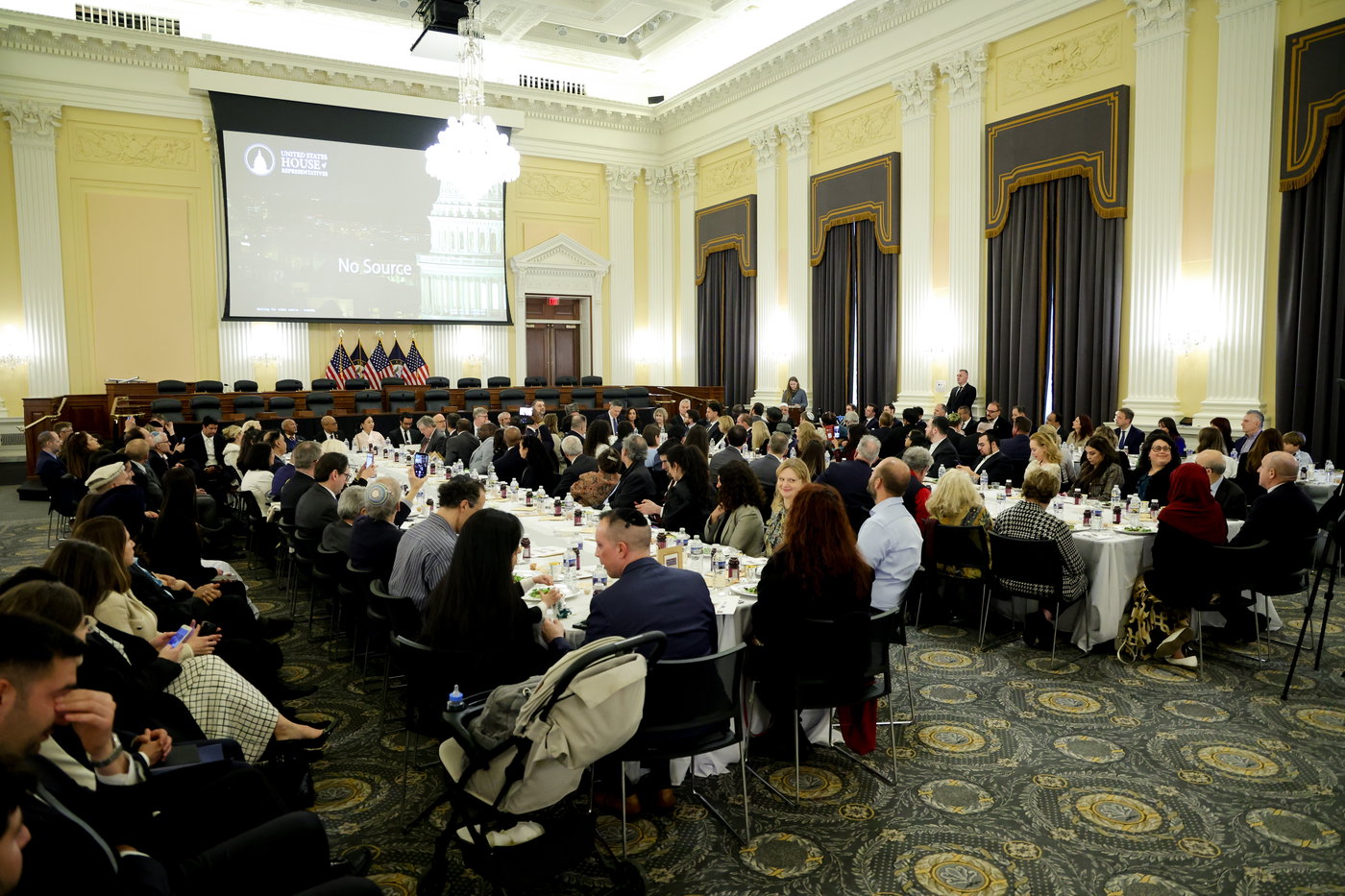 שולחן ליל הסדר בקונגרס האמריקאי