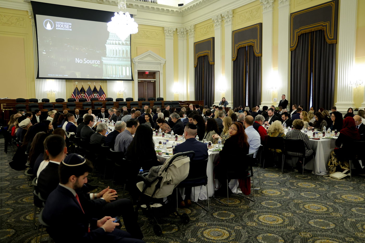 שולחן ליל הסדר בקונגרס האמריקאי