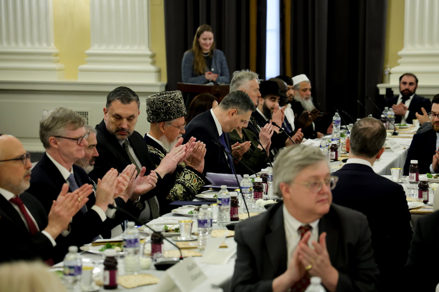 שולחן ליל הסדר בקונגרס האמריקאי