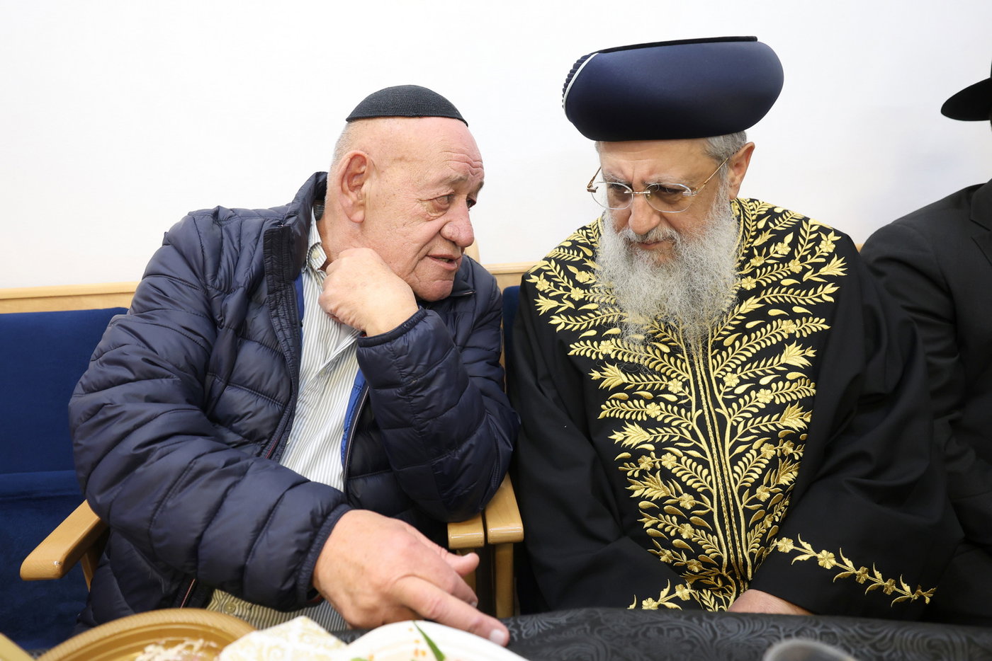 הראשל"צ הגר"ד יוסף בשיחתו בכולל לדיינות