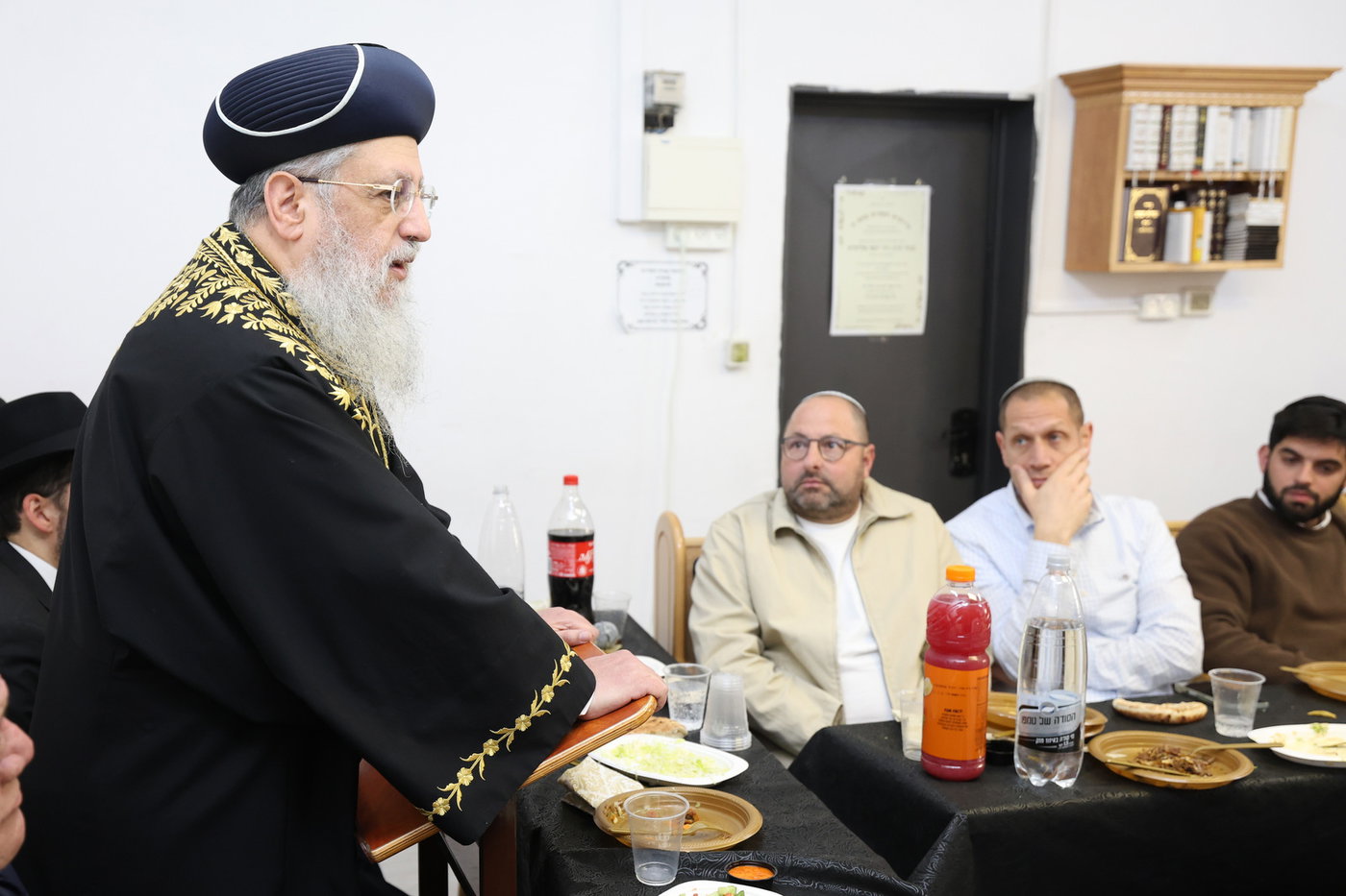 הראשל"צ הגר"ד יוסף בשיחתו בכולל לדיינות