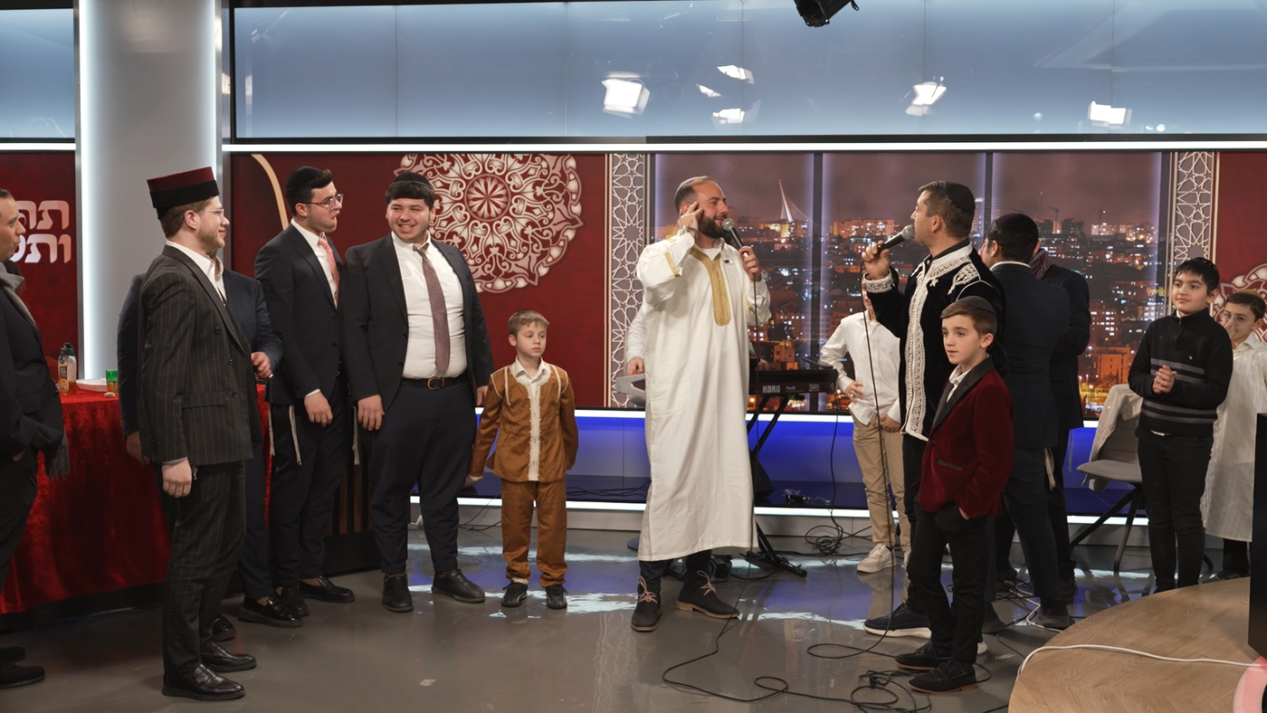 חגיגת המימונה באולפני כיכר השבת