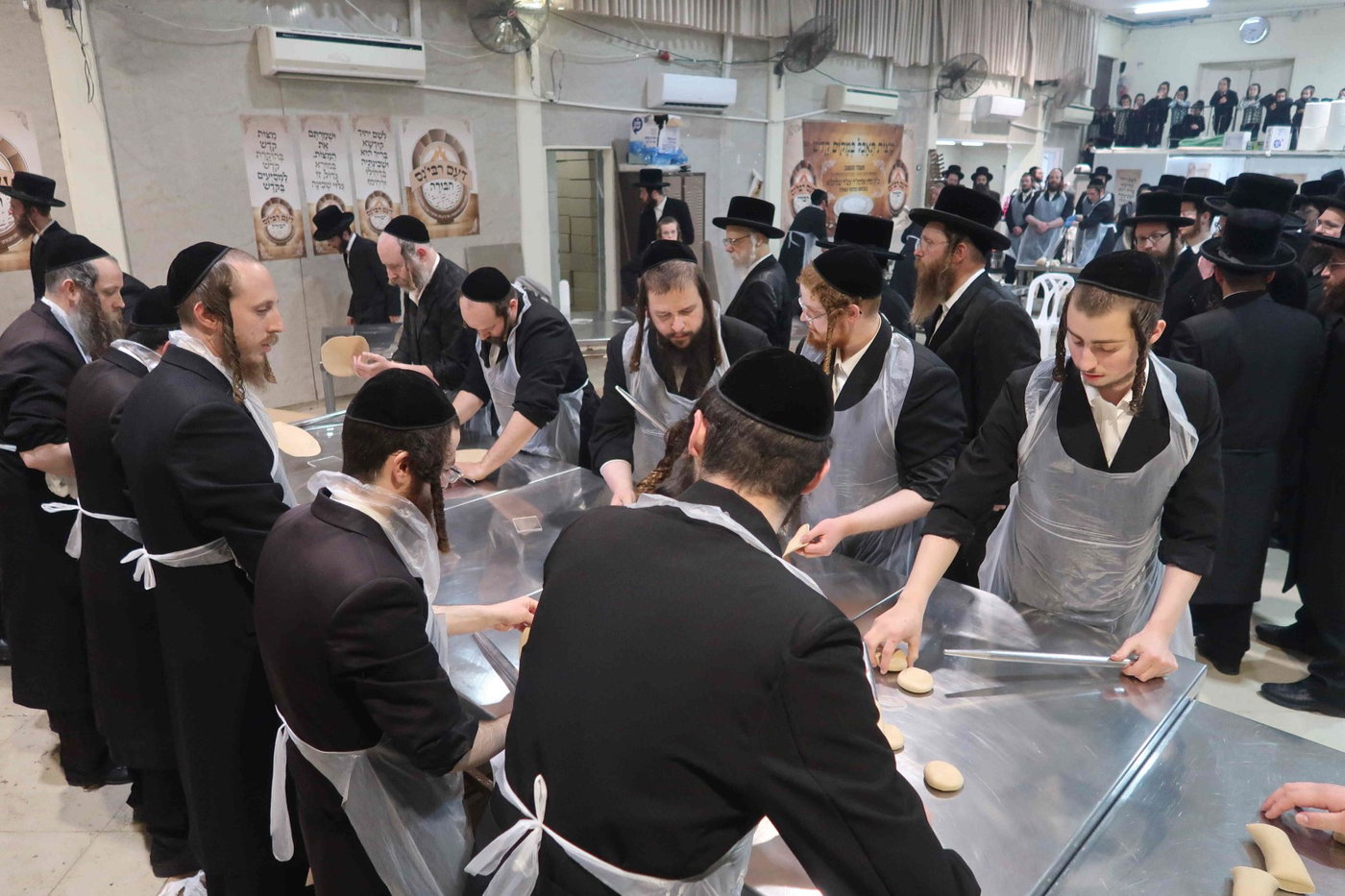 האדמו"ר מסערט ויז'ניץ באפיית מצות