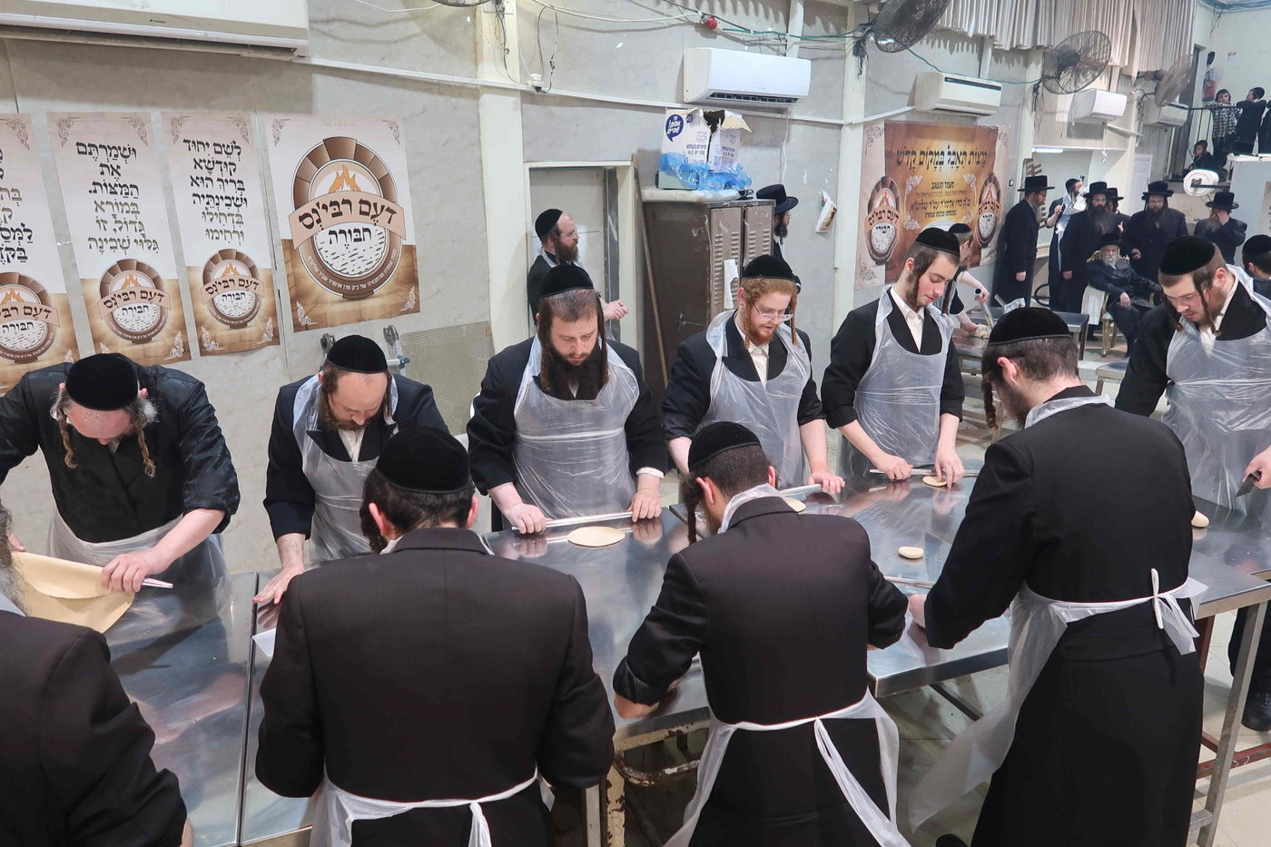 האדמו"ר מסערט ויז'ניץ באפיית מצות