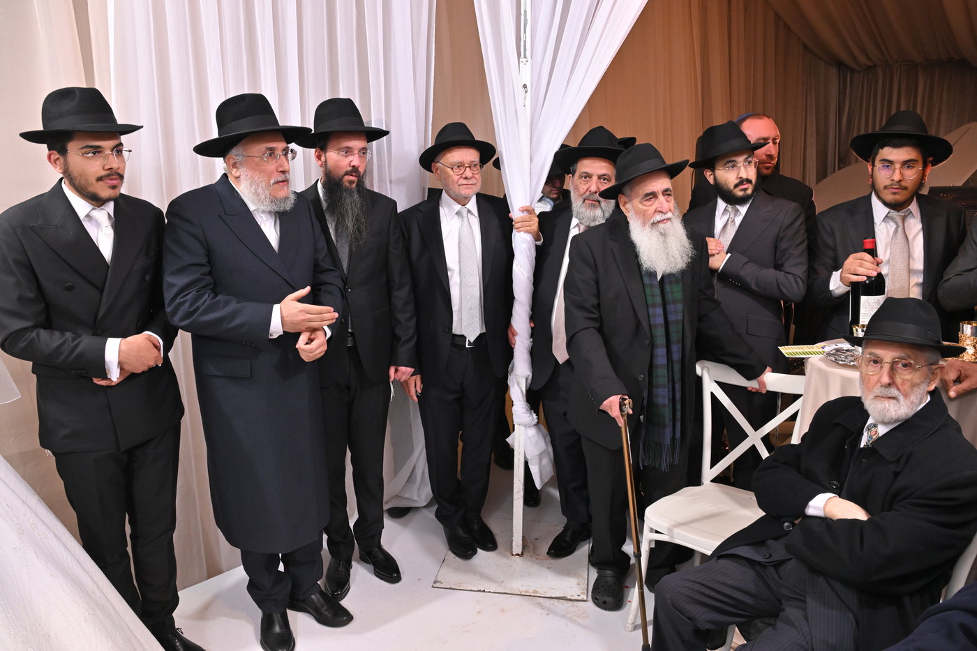 שמחת נישואי בן האדמו"ר רבי אברהם מסעוד יהודיוף