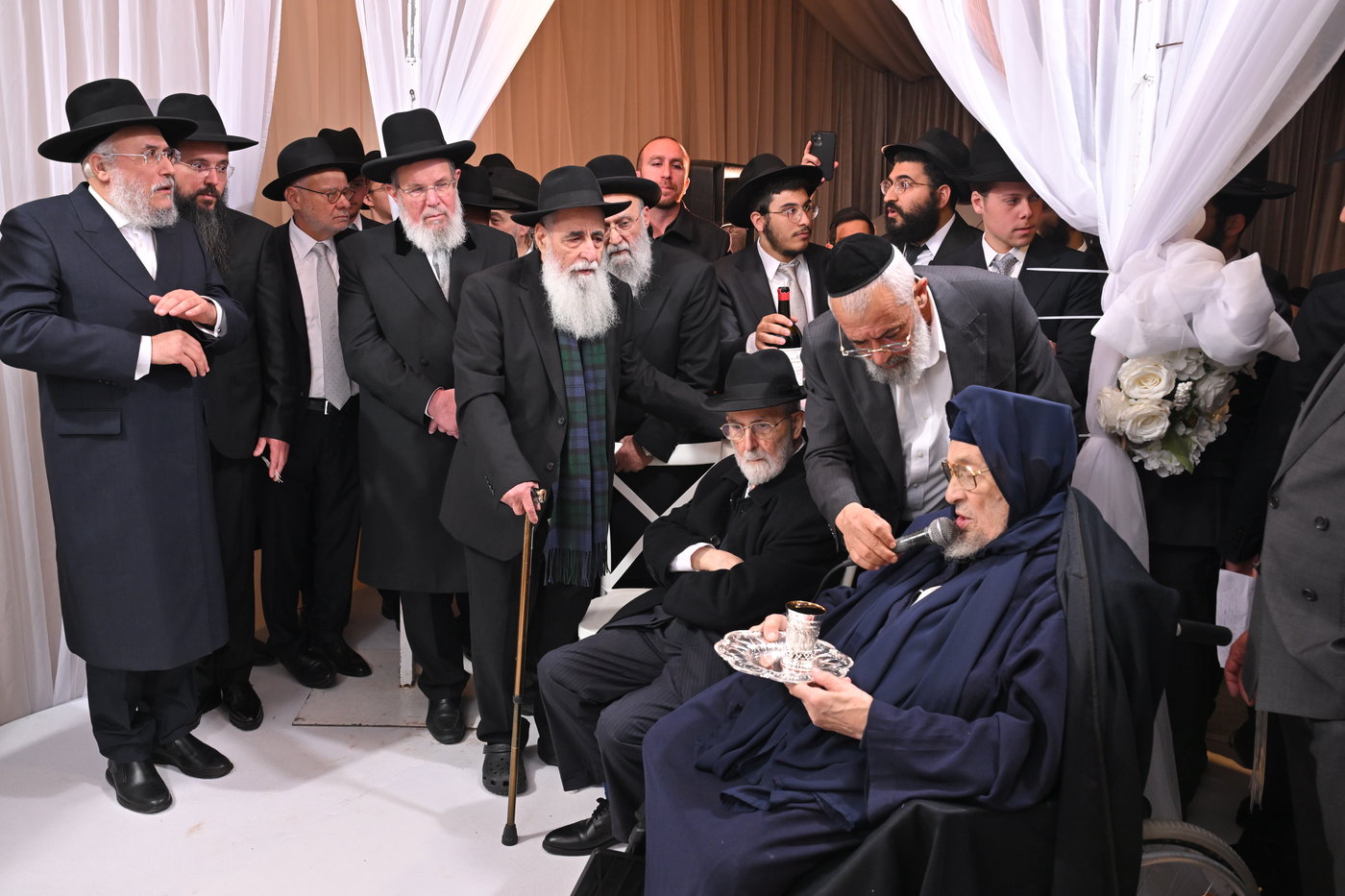 שמחת נישואי בן האדמו"ר רבי אברהם מסעוד יהודיוף