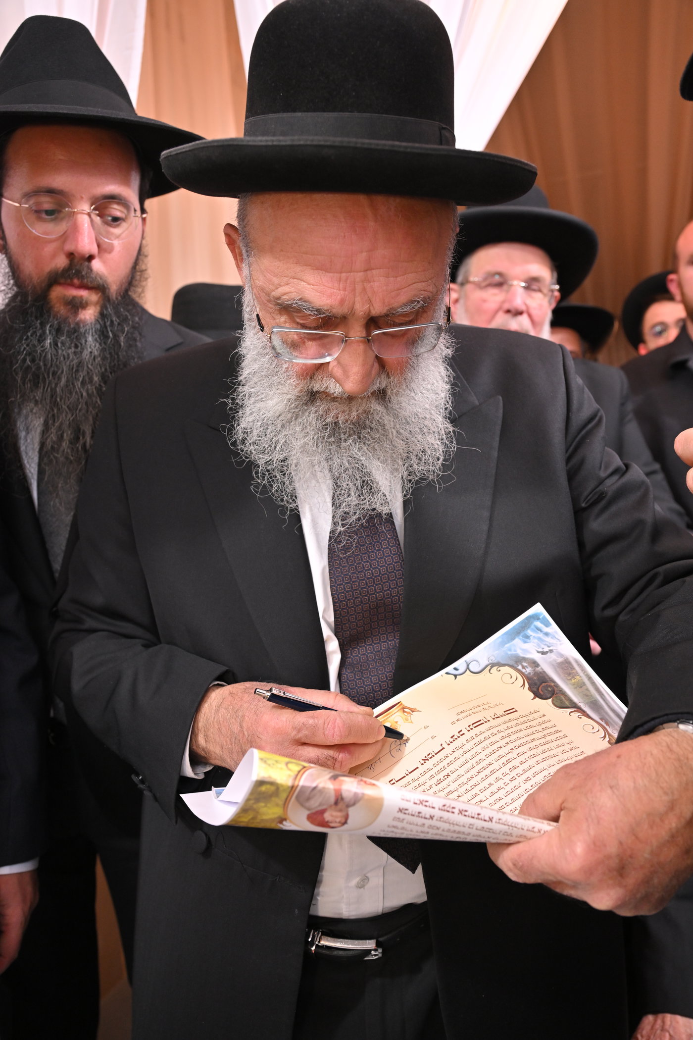 שמחת נישואי בן האדמו"ר רבי אברהם מסעוד יהודיוף