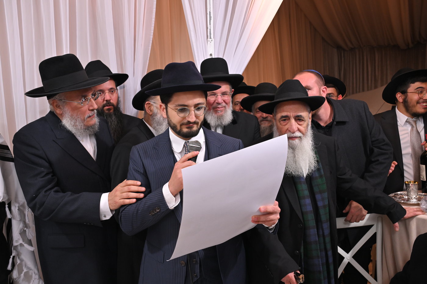 שמחת נישואי בן האדמו"ר רבי אברהם מסעוד יהודיוף