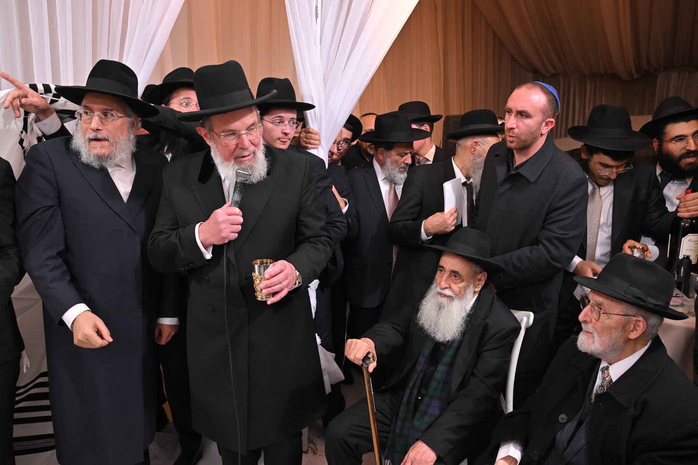 שמחת נישואי בן האדמו"ר רבי אברהם מסעוד יהודיוף