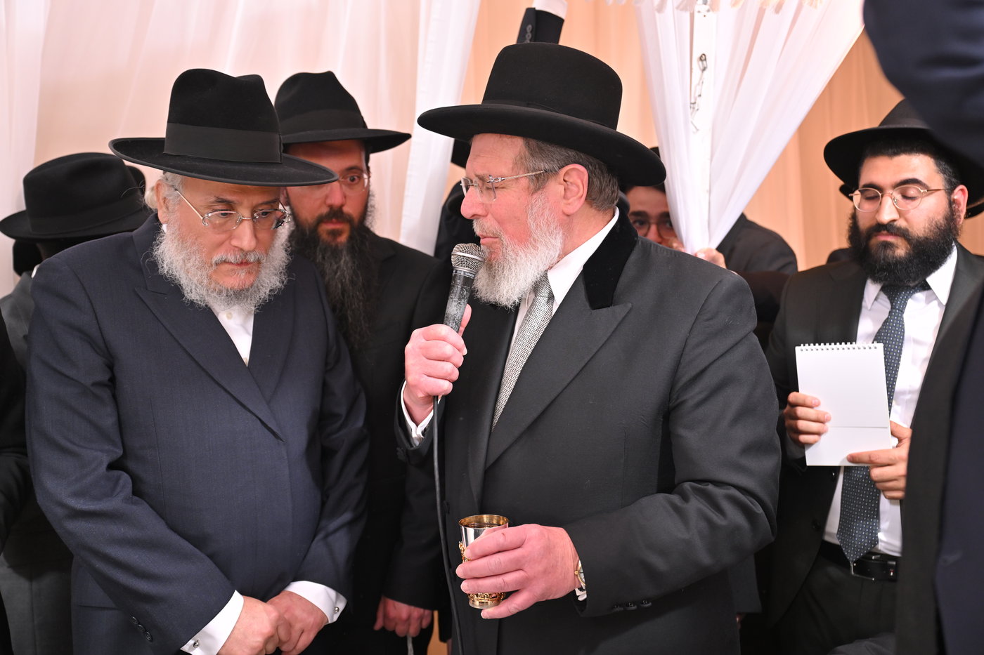 שמחת נישואי בן האדמו"ר רבי אברהם מסעוד יהודיוף