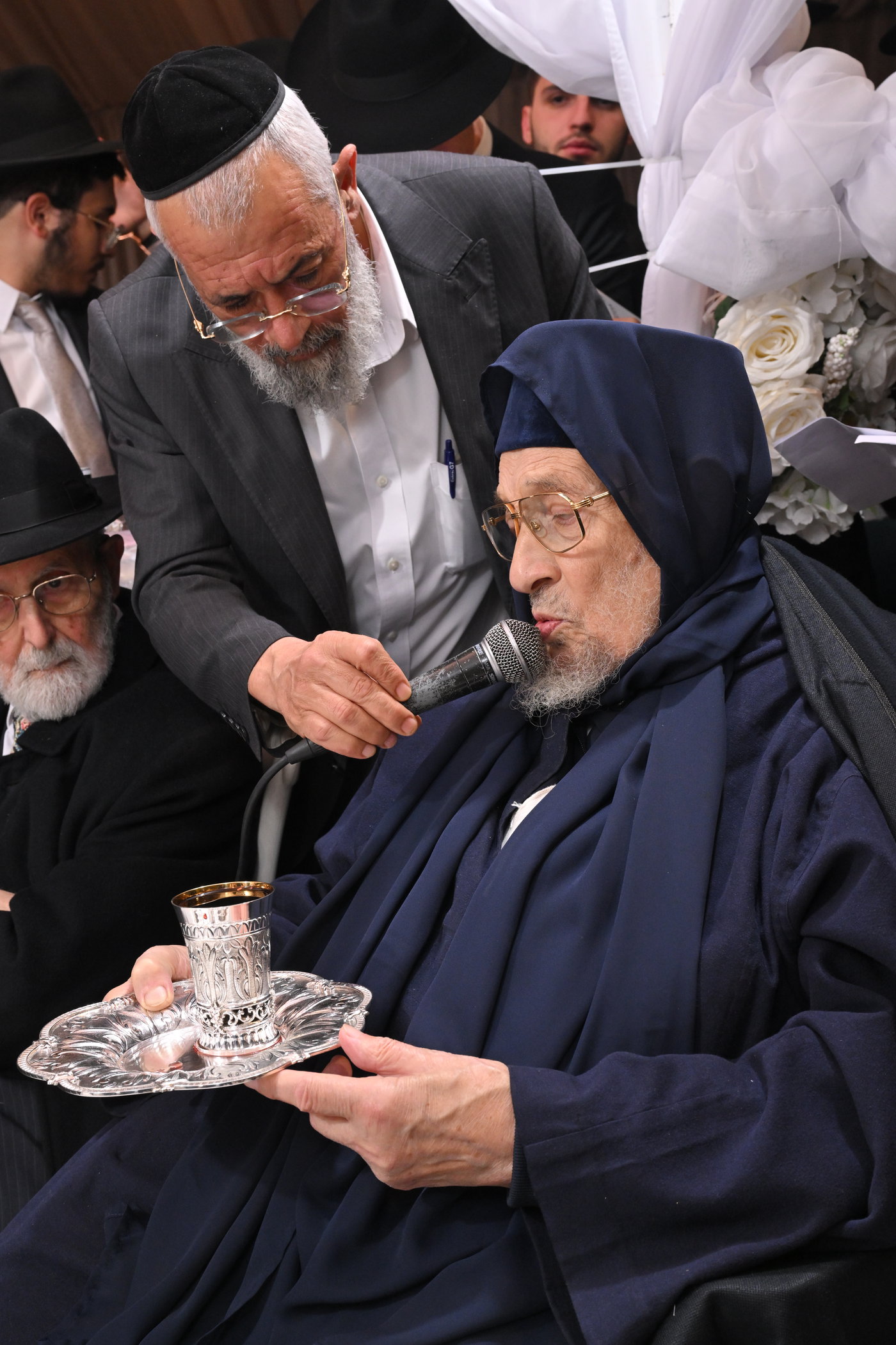 שמחת נישואי בן האדמו"ר רבי אברהם מסעוד יהודיוף