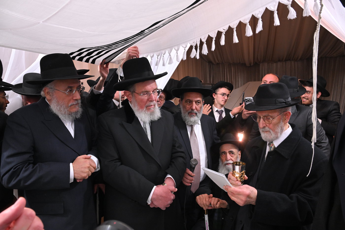 שמחת נישואי בן האדמו"ר רבי אברהם מסעוד יהודיוף