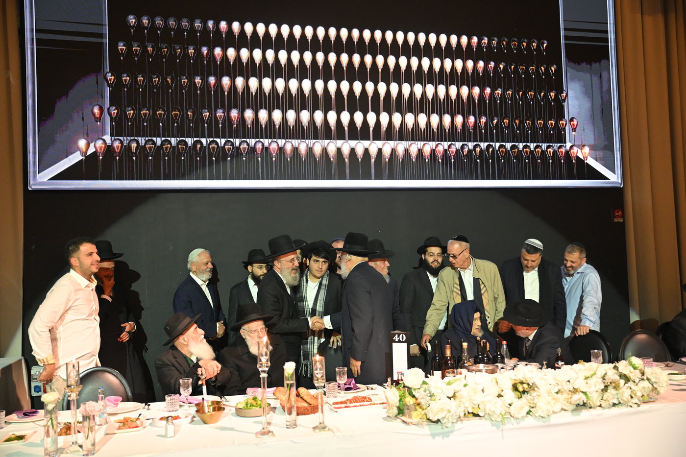 שמחת נישואי בן האדמו"ר רבי אברהם מסעוד יהודיוף