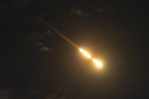 יירוט טיל ששוגר מאיראן 