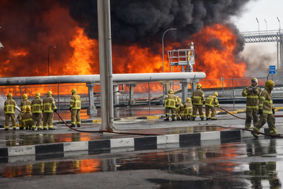 מתקפה איראנית בכווית: שדה התעופה בוער שלושה ימים ברצף