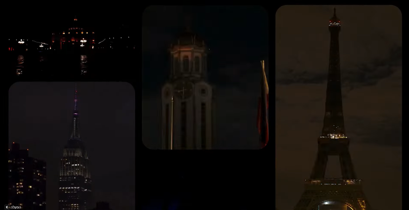 מבנים ואתרים עולמיים שהוחשכו במהלך שעת כדור הארץ