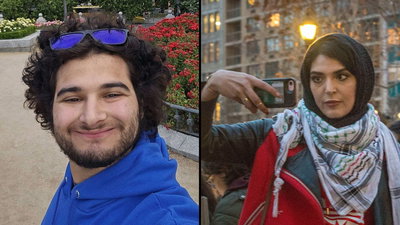 מימין נרדין קיסוואני, משמאל אלכסנדר הייפלר