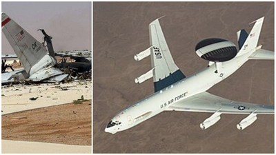 פגיעה במטוס ה-E-3 Sentry (AWACS) 