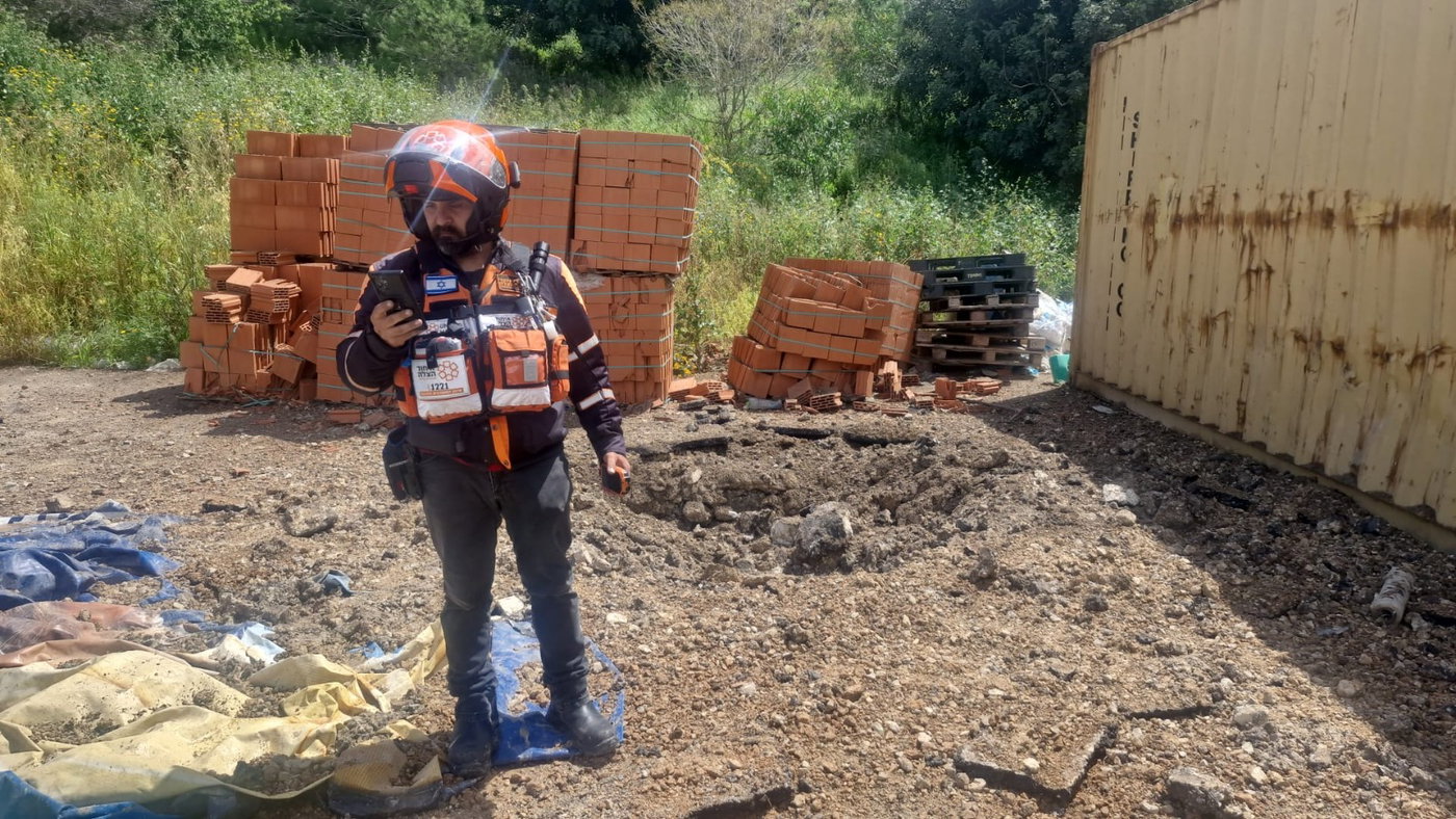 זירת פגיעה נוספת בגזרת כרמל