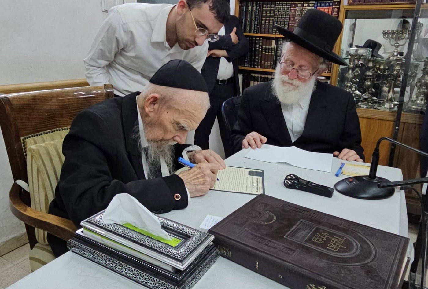 הגר"ג אדלשטיין במכירת חמצו ע"י בד"ץ שארית ישראל