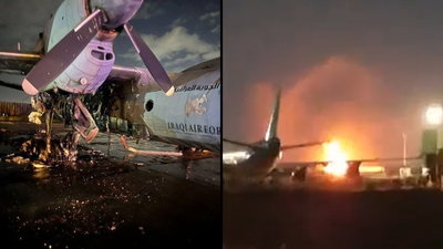 מביך: האיראנים חגגו פגיעה במטוס אמריקאי - ואז התבררה טעותם | צפו