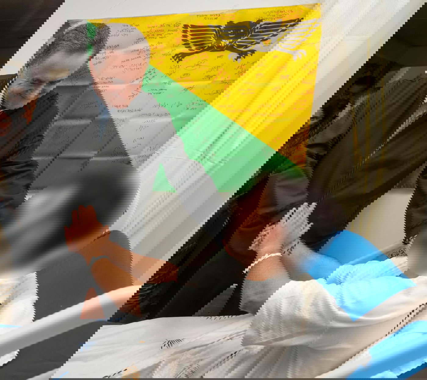 שר הביטחון ישראל כ"ץ בביקור אצל לוחמי צה"ל בבילינסון