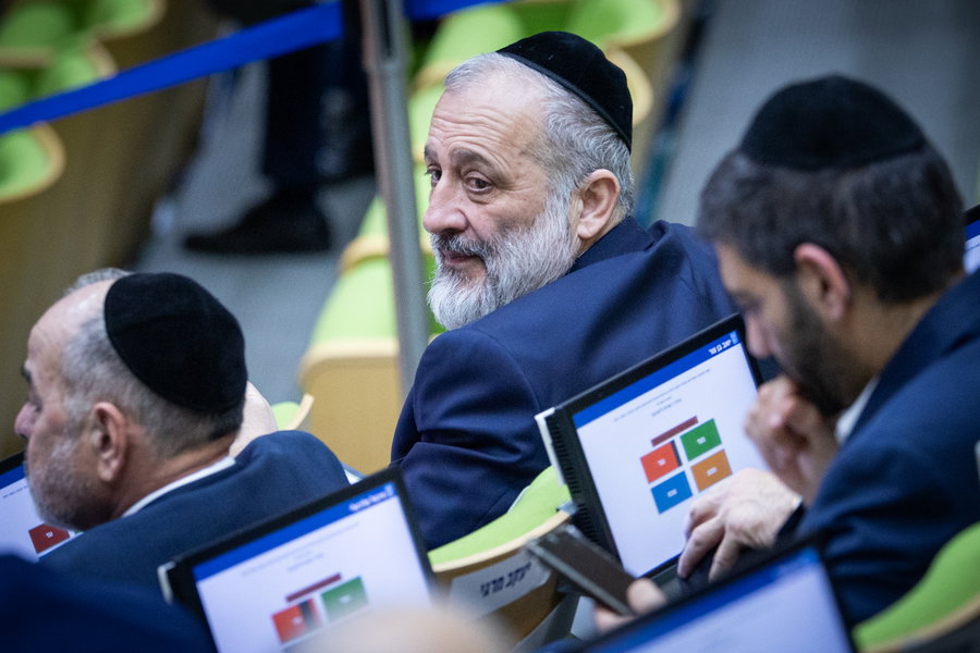 יו"ר ש"ס ח"כ אריה דרעי