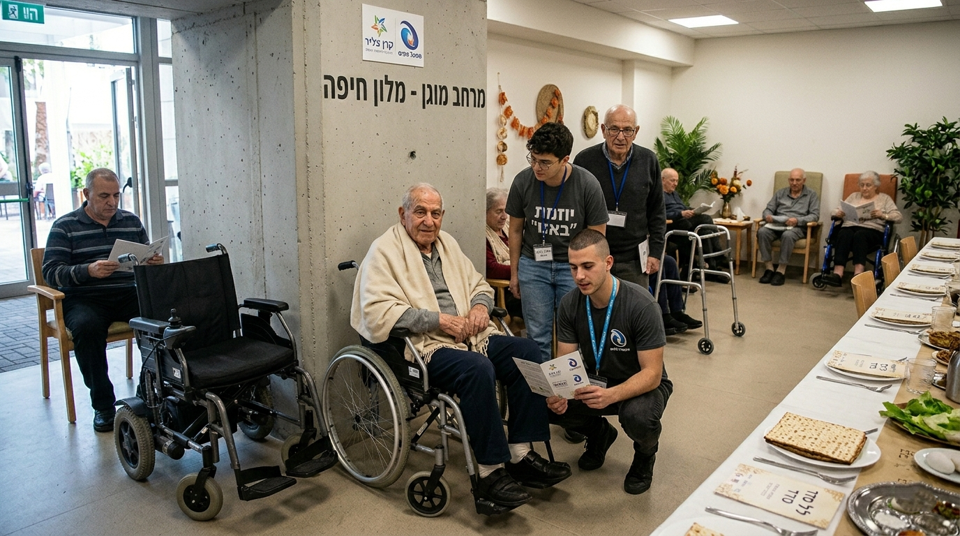 קרן צליר ומפעל הפיס מפנים קשישים ובעלי מוגבלויות מקו העימות לבתי מלון ממוגנים 