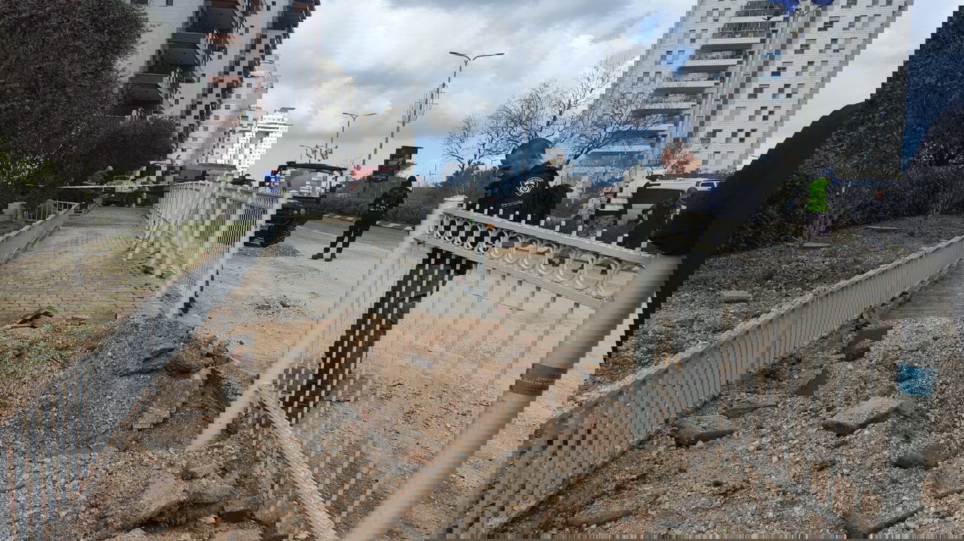 זירת נפילה בפתח תקווה