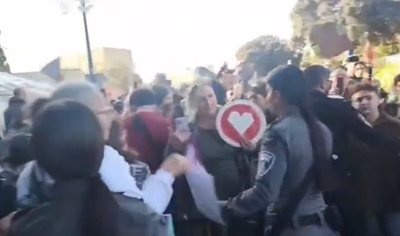 "כל חייל הוא טרוריסט": מהומות במחאה של השמאל הקיצוני מול הכנסת | צפו