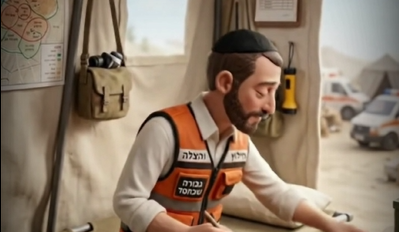 לייזר ברוק בתזכורת לספירת העומר בשבת