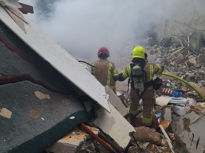 זירת הנפילה בחיפה