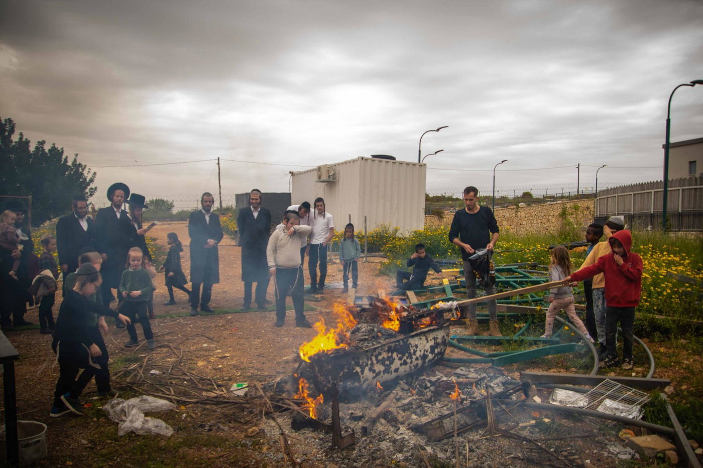 שריפת חמץ בעמנואל