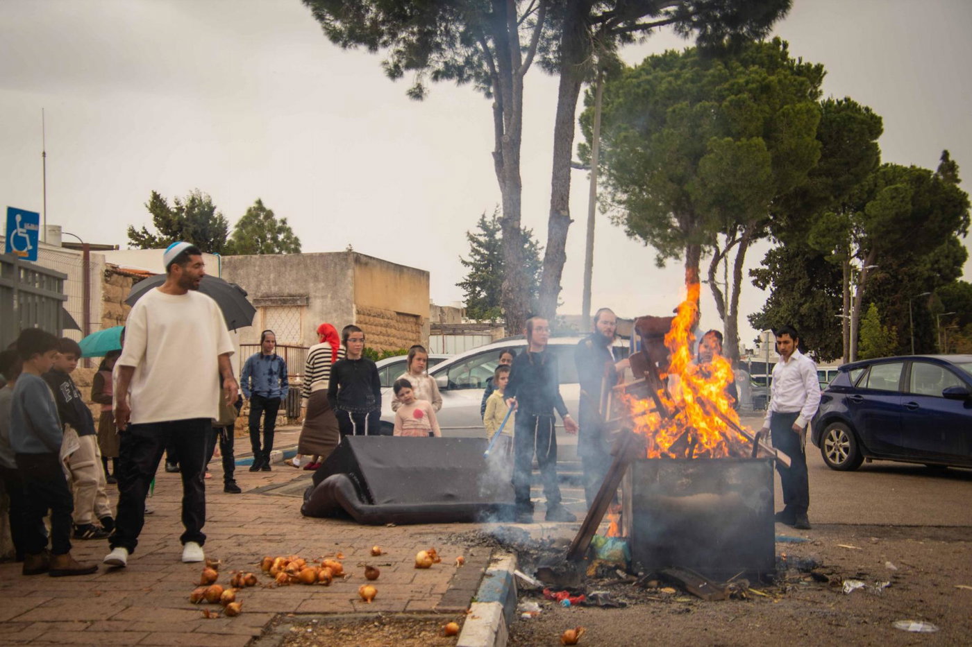 שריפת חמץ בעמנואל
