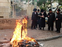 האדמו"ר מסטריקוב בשריפת חמץ