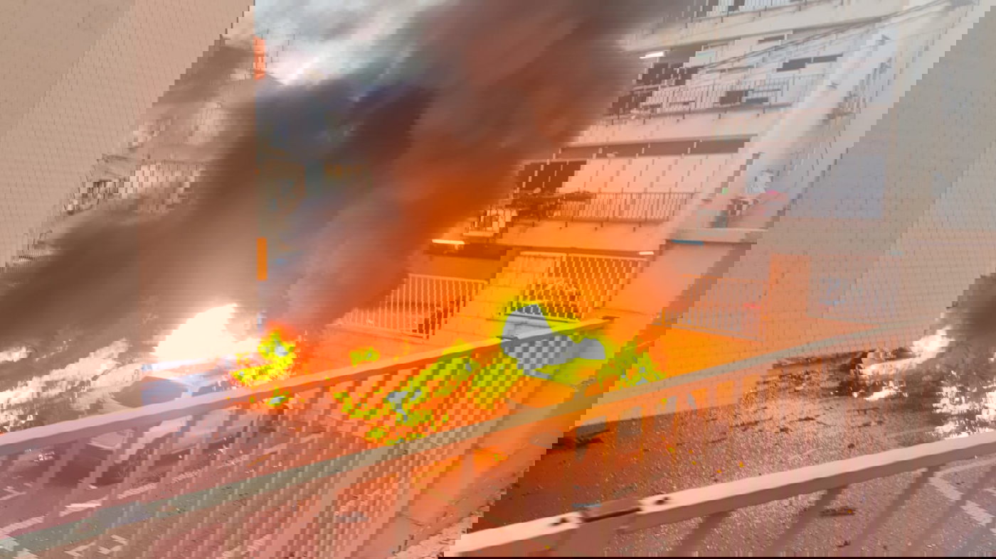 זירת הנפילה בפתח תקווה, הבוקר