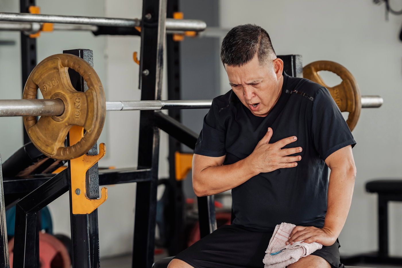 כאב לב במהלך אימון