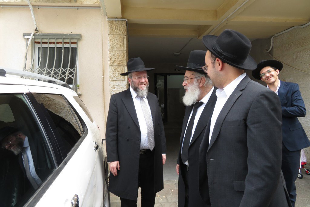 מעמד הקבלת פני רבו לראש הישיבה הגאון רבי ברוך דב דיסקין