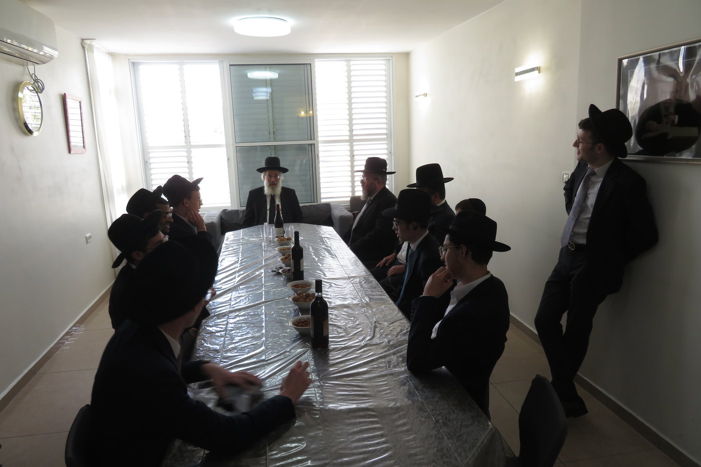 מעמד הקבלת פני רבו לראש הישיבה הגאון רבי ברוך דב דיסקין