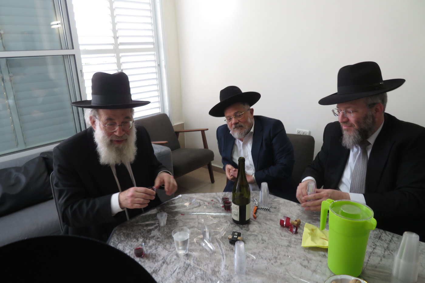 מעמד הקבלת פני רבו לראש הישיבה הגאון רבי ברוך דב דיסקין