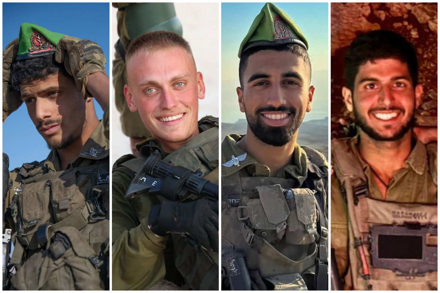 סרן נועם מדמוני, סמל-ראשון בן כהן, סמל-ראשון מקסים אנטיס וסמל-ראשון גלעד הראל ז"ל