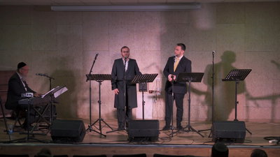 חיים גנץ ויהודה טומבק במחרוזת מלבסקי