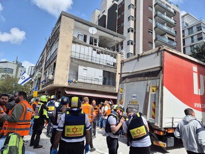 זירת נפילה ברמת גן