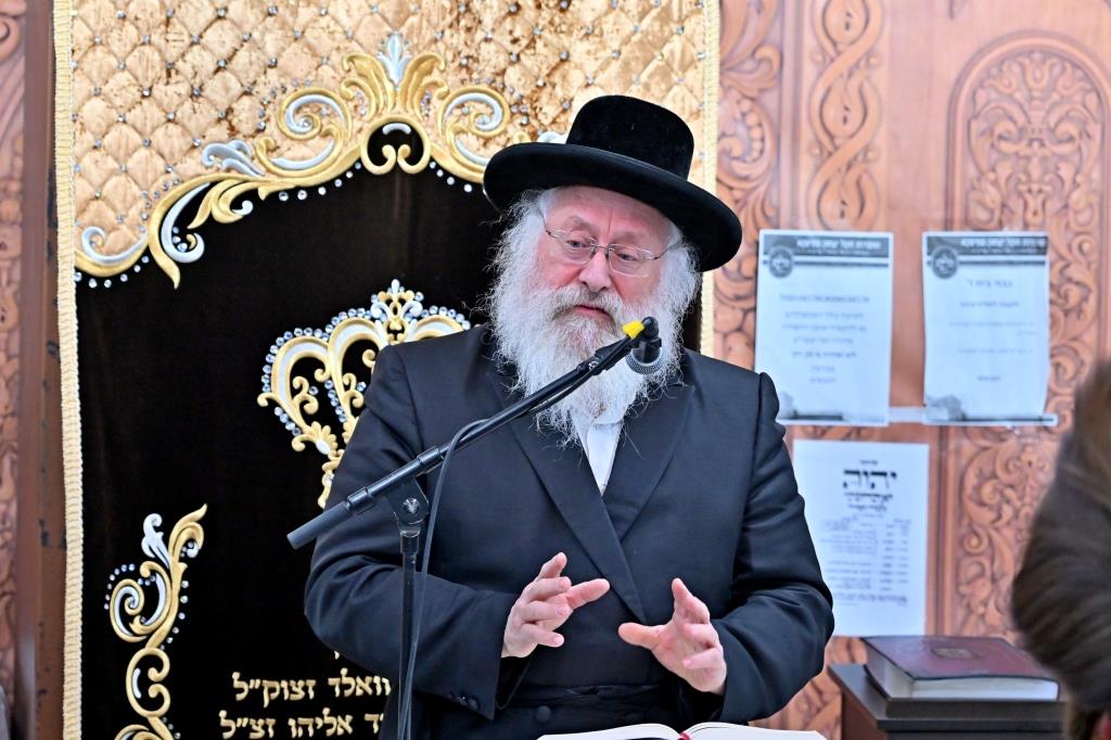 הגרחי"א לנדא בשיחה בביהמ"ד ספינקא בבית שמש