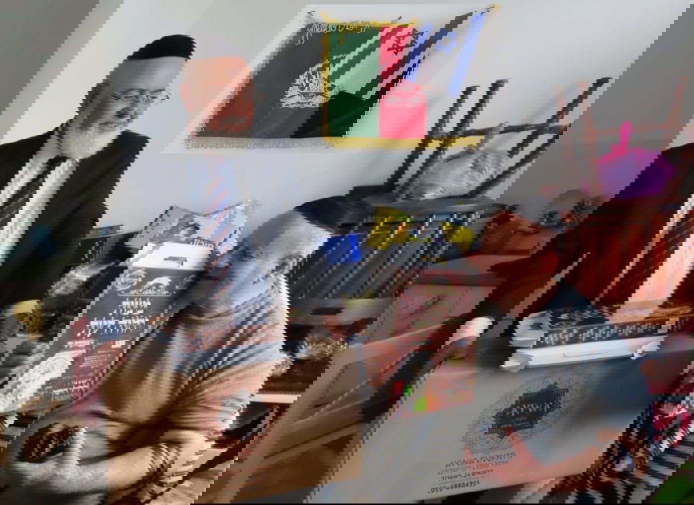 הרב עובדיה דהן בביקור אצל זבולון סימן טוב