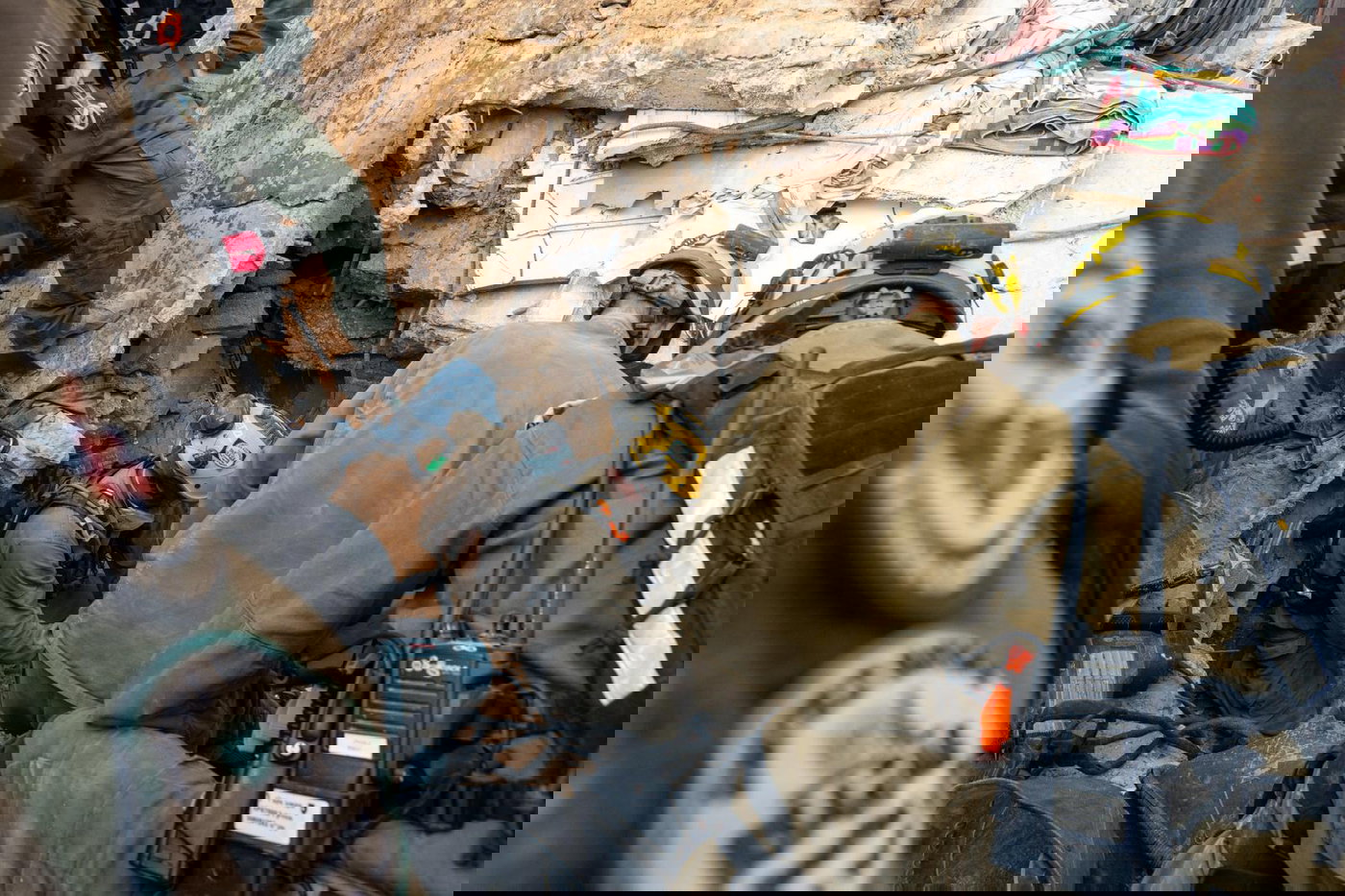 זירת האסון בחיפה