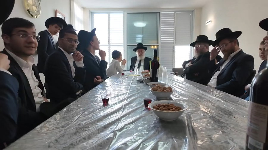 מעמד הקבלת פני רבו לראש הישיבה הגאון רבי ברוך דב דיסקין