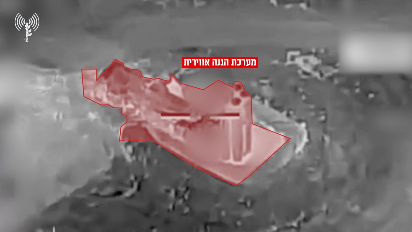 מעין הטיל: כך חיל האוויר תוקף מערכות הגנה אוויריות של משטר הטרור האיראני