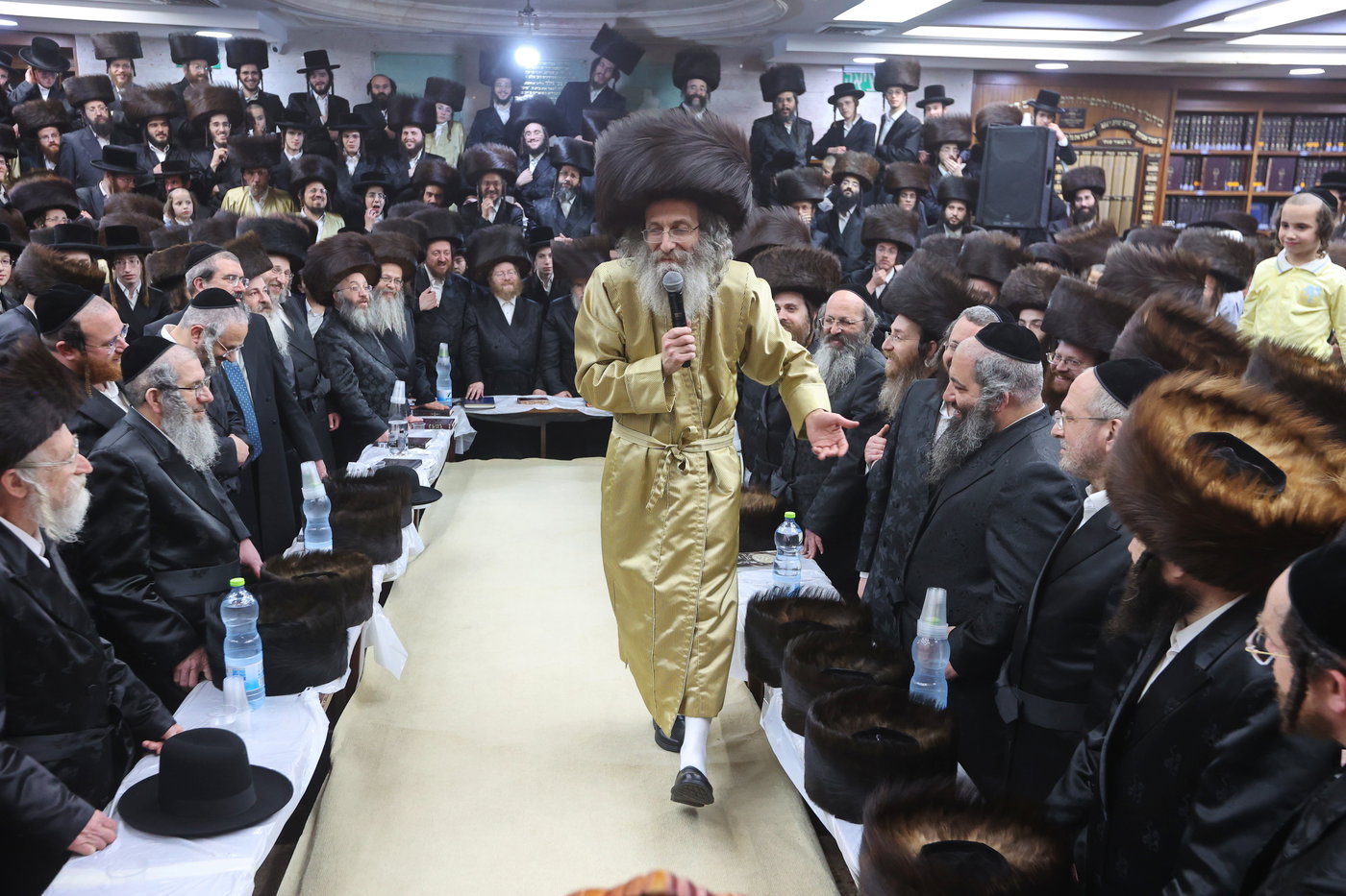 הגה"צ רבי אלימלך בידרמן בזיץ הכנה לשביעי של פסח