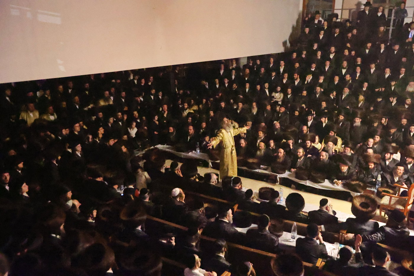 הגה"צ רבי אלימלך בידרמן בזיץ הכנה לשביעי של פסח